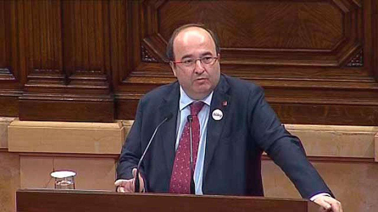 Miquel Iceta, portavoz del PSC