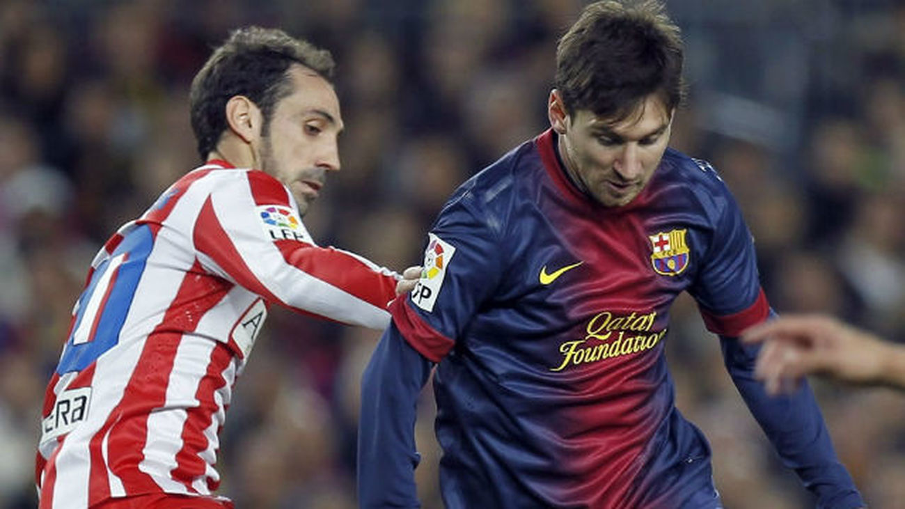 Juanfran y Messi