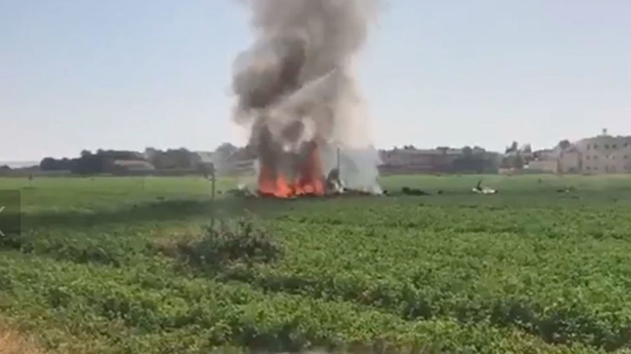 Fallece el piloto del Eurofighter que se ha estrellado en Albacete