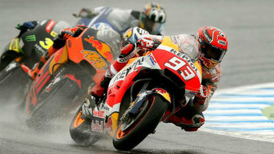 GP Japón: Márquez saldrá tercero tras un error de estrategia