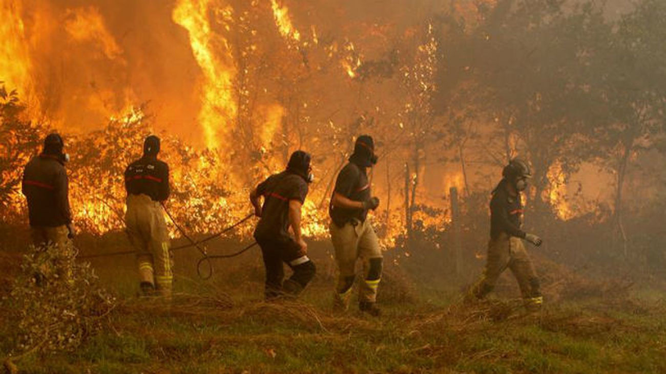 Cuatro víctimas mortales por los incendios que asolan Galicia