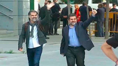 La Audiencia confirma que Sànchez y Cuixart deben seguir en prisión
