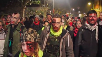 Madrid acoge una 'invasión zombie' donde el Metro es una 'zona segura'