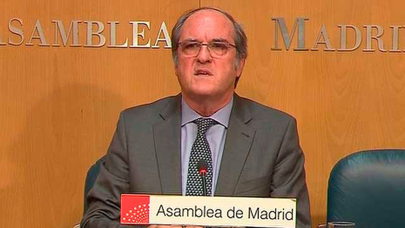 Ángel Gabilondo, portavoz del PSOE-M en la Asamblea de Madrid