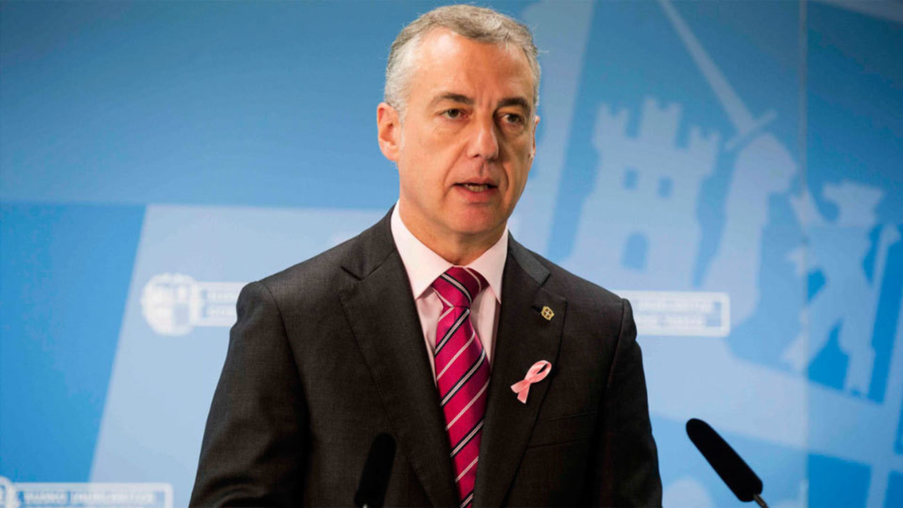 Urkullu pide para Cataluña "una solución de diálogo y negociación"