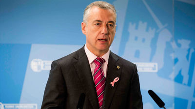 Urkullu pide para Cataluña "una solución de diálogo y negociación"