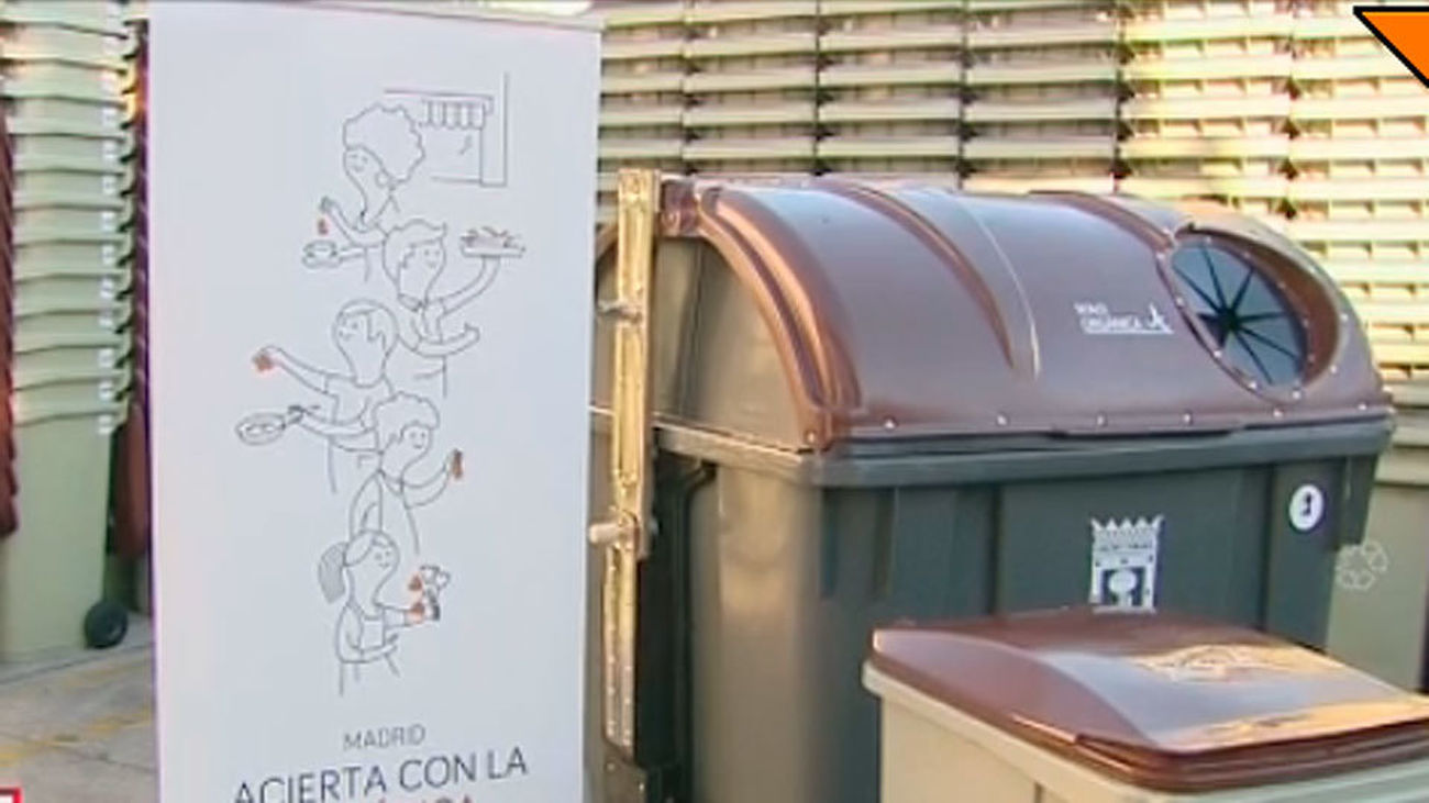 Madrid instala 3.000 contenedores marrones en diez distritos