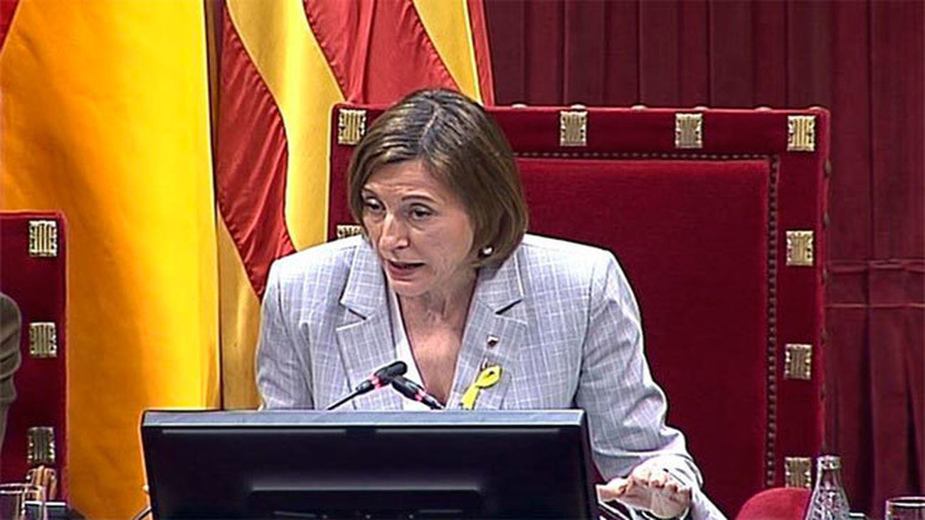 La presidenta del Parlament de Cataluña, Carmen Forcadell