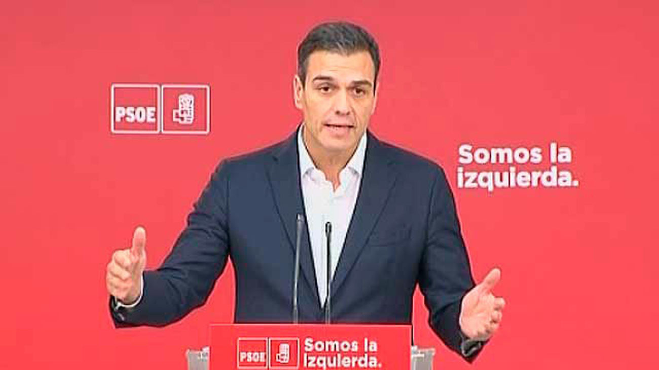 El secretario general del PSOE, Pedro Sánchez