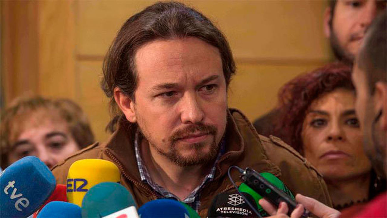 El secretario general de Podemos, Pablo Iglesias