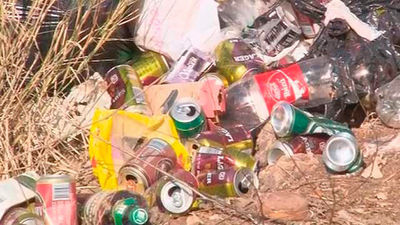 Basuras en los Sotos históricos de Aranjuez