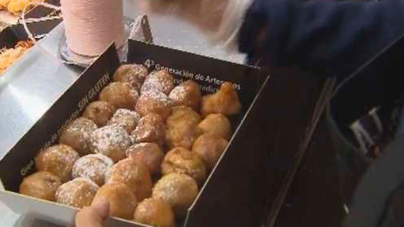 Los madrileños comerán más de 330.000 kilos  de buñuelos y huesos de santo este puente