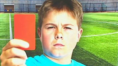 Tarjeta roja a la violencia