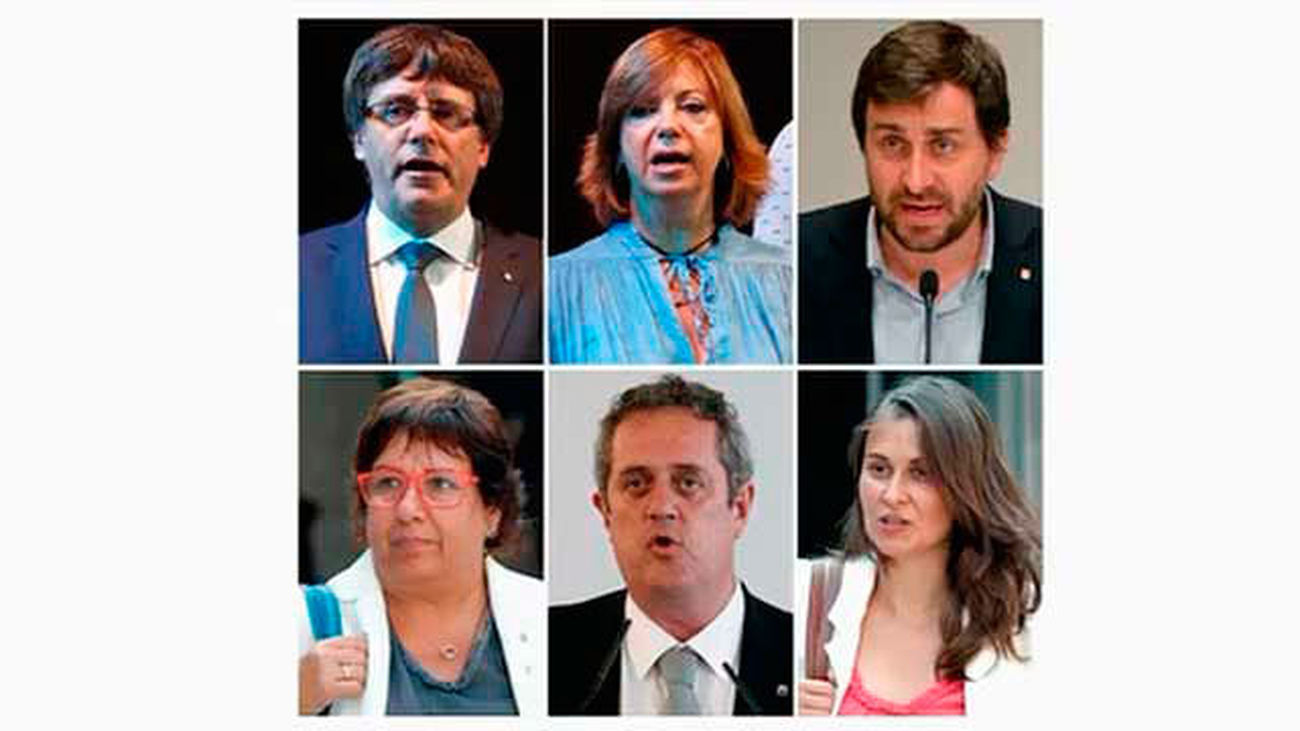 Puigdemont y cinco de sus consellers se van a Bruselas