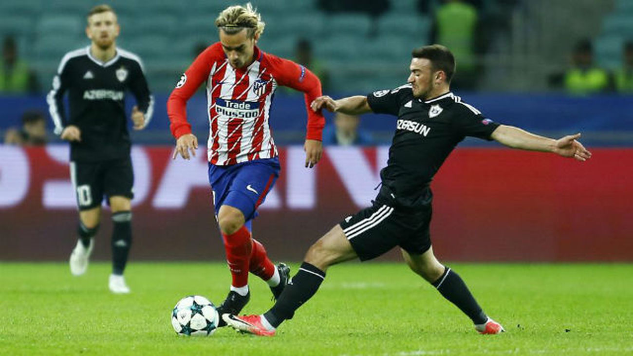 El Atlético, contra las cuerdas, obligado a ganar al Qarabag