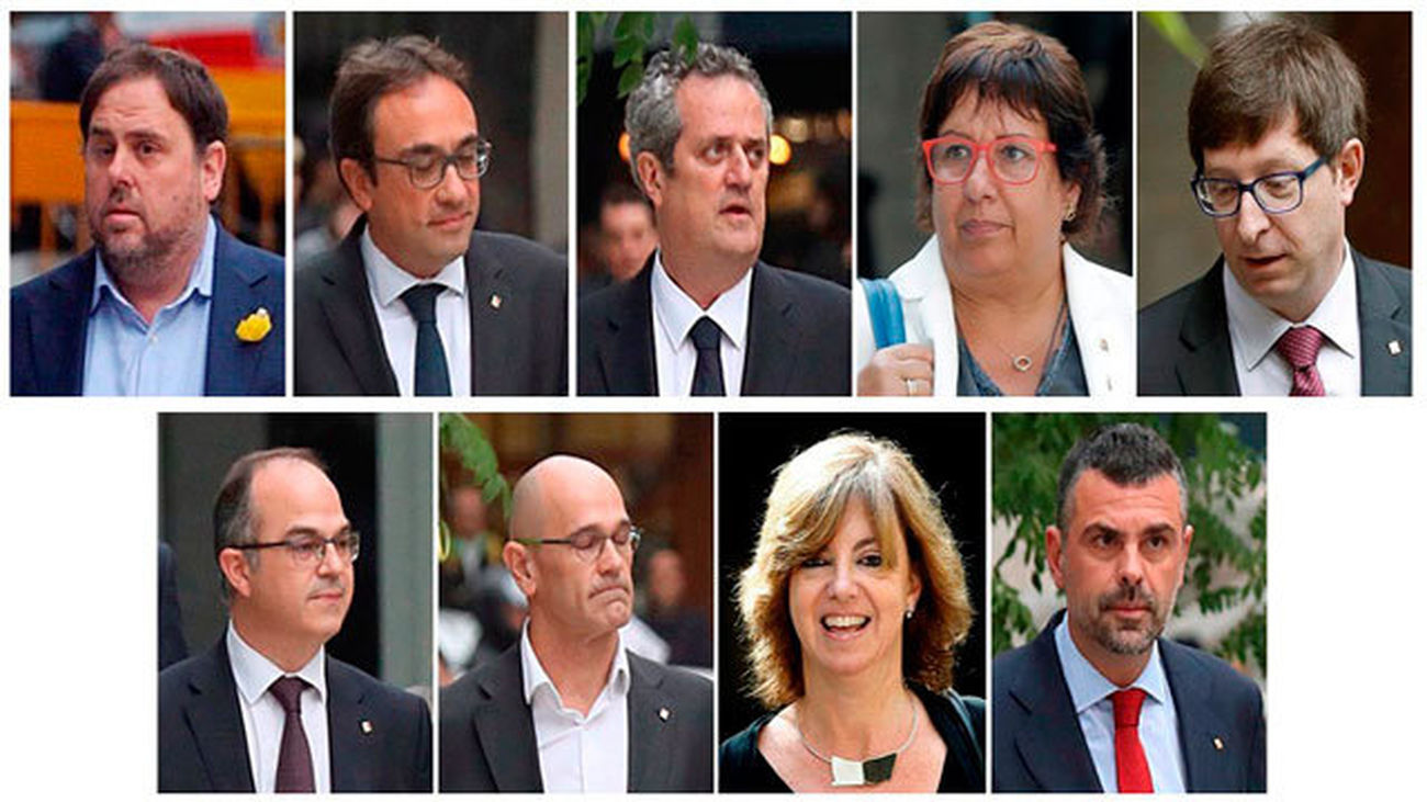 Prisión incondicional para Junqueras y ocho exconsejeros