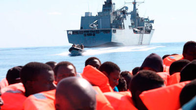 El barco español Cantabria recupera 23 cadáveres en el Mediterráneo