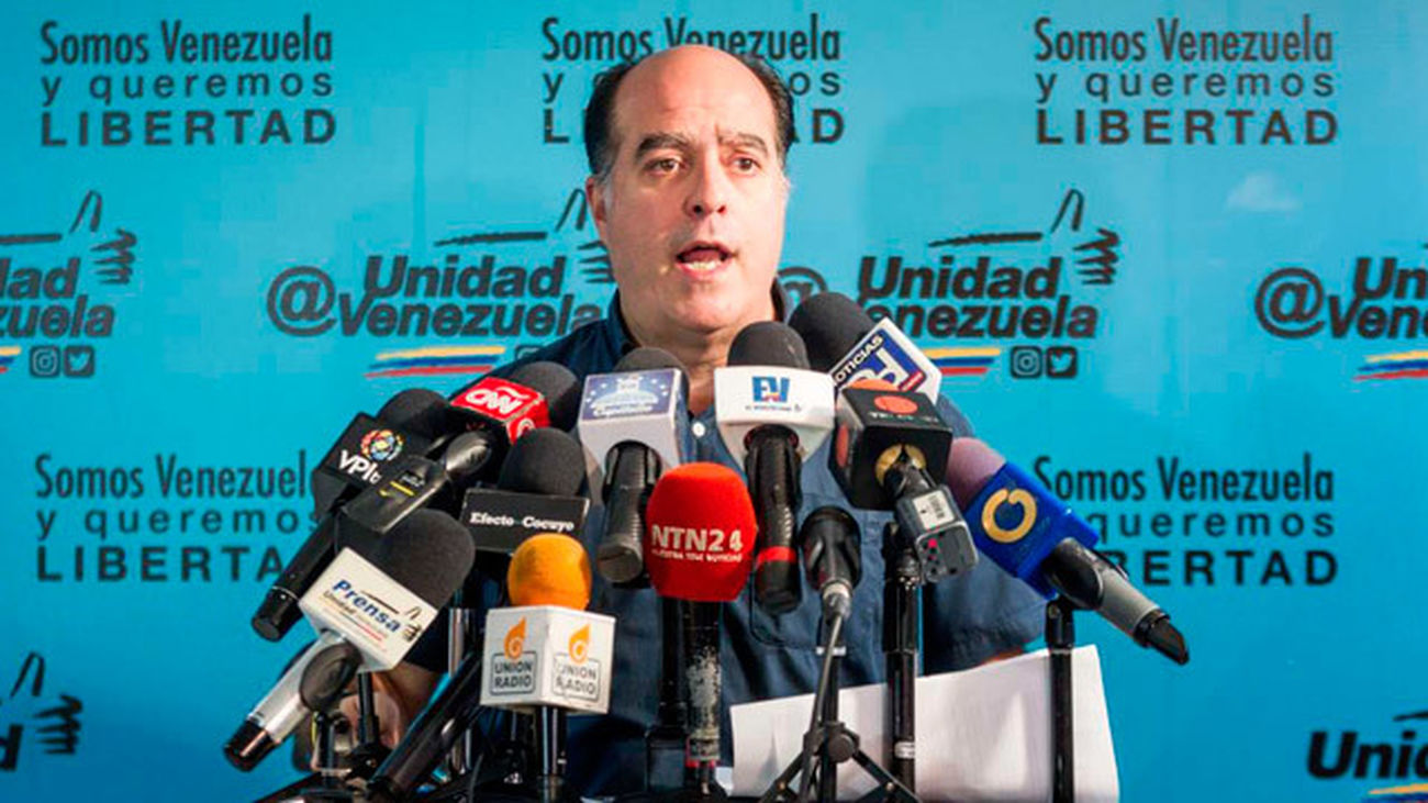 El presidente del Parlamento venezolano, el opositor Julio Borges,