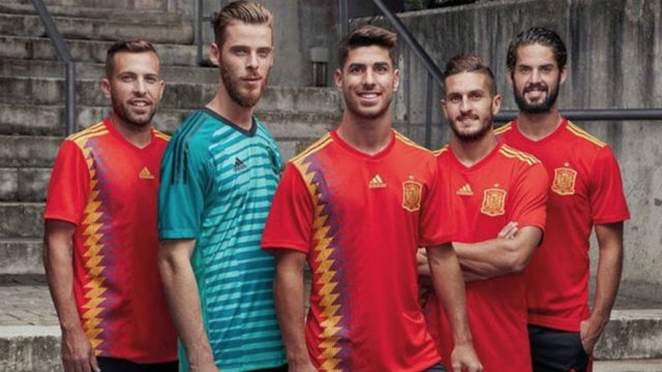 Camiseta España para el Mundial de Rusia 2018