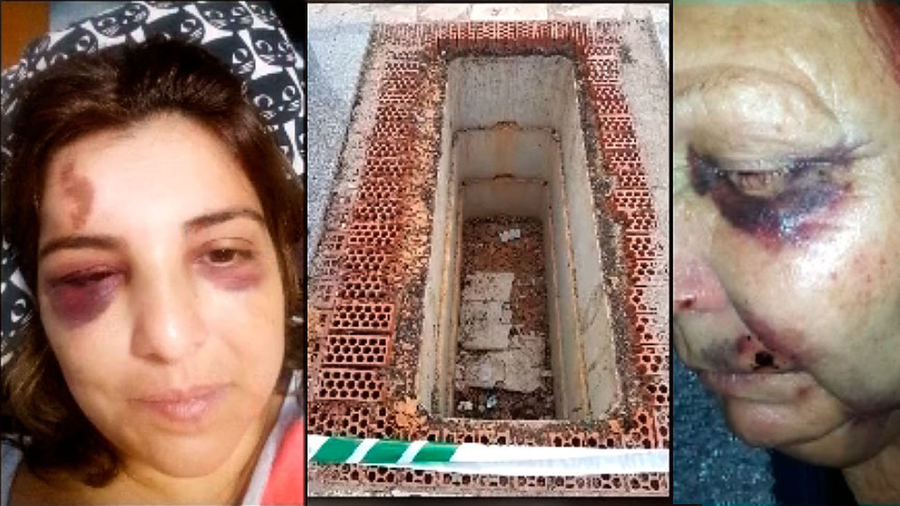 Dos mujeres heridas al caer en una tumba del cementerio de Los Santos de la Humosa