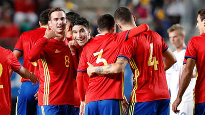 1-0. España sub'21 gana por la mínima a Islandia