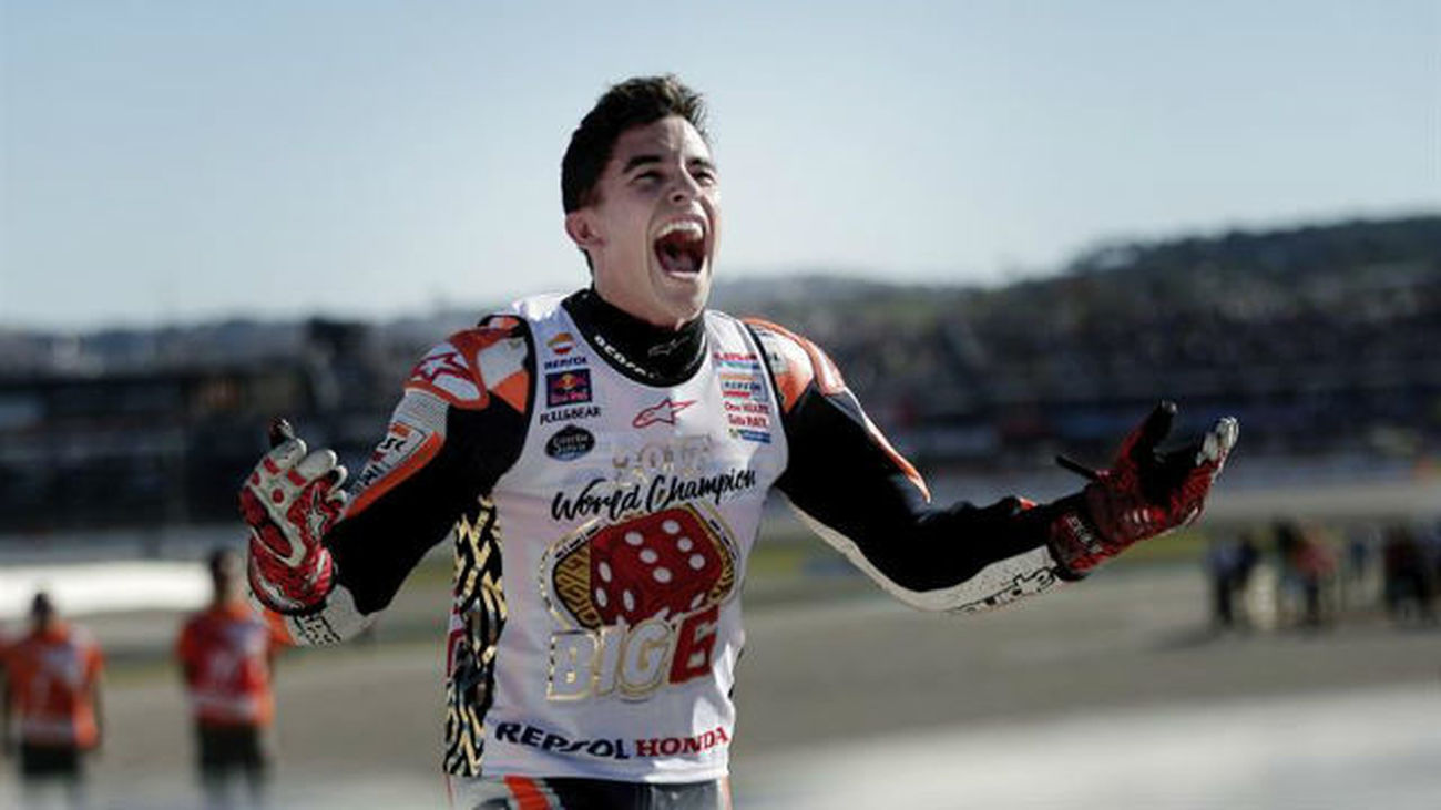 Márquez, tetracampeón del Mundo de MotoGP