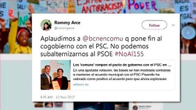 Carmena sobre el tuit de Arce: Responde a "decisiones poco meditadas"