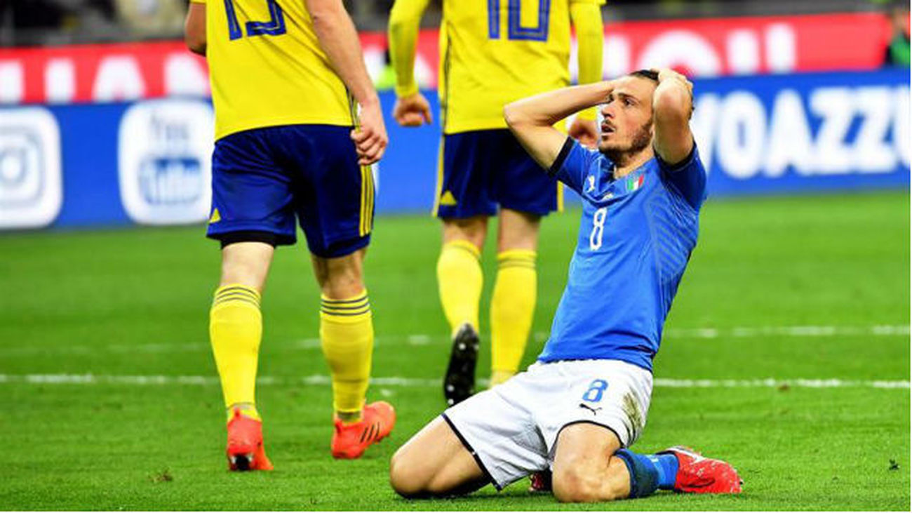 0-0. Italia no puede con Suecia y no estará en el Mundial