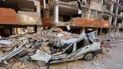 Aumentan a 530 los fallecidos en el terremoto en Irán