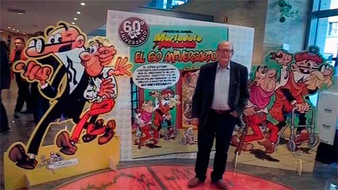 Francisco Ibañez, el 'padre' de Mortadelo y Filemón en su 60 aniversario