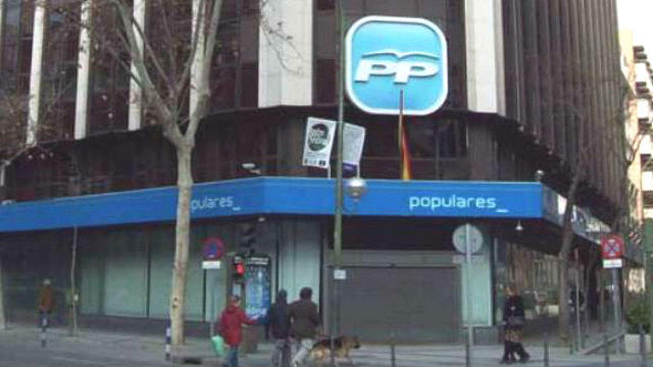 Sede del PP en la calle de Génova