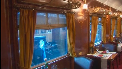 El Museo del Ferrocarril recrea la película 'Asesinato en el Orient Express'