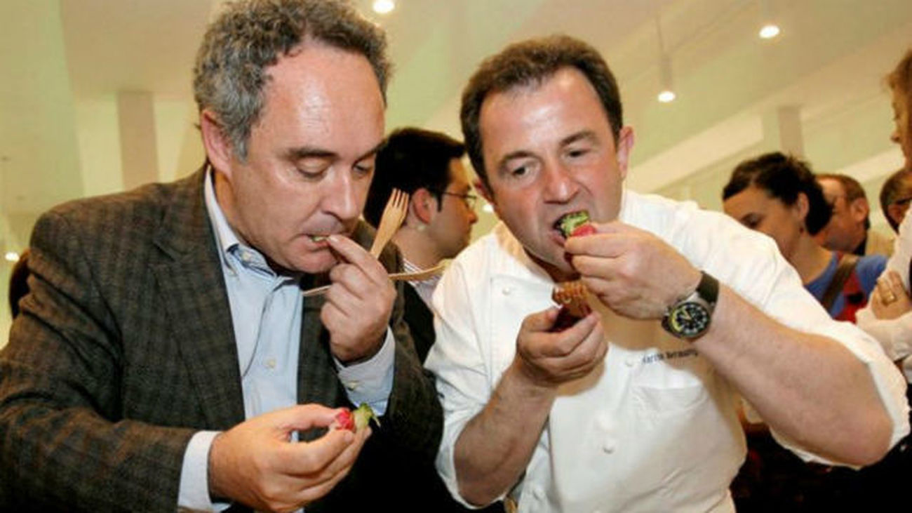 Ferran Adrià y Martín Berasategui