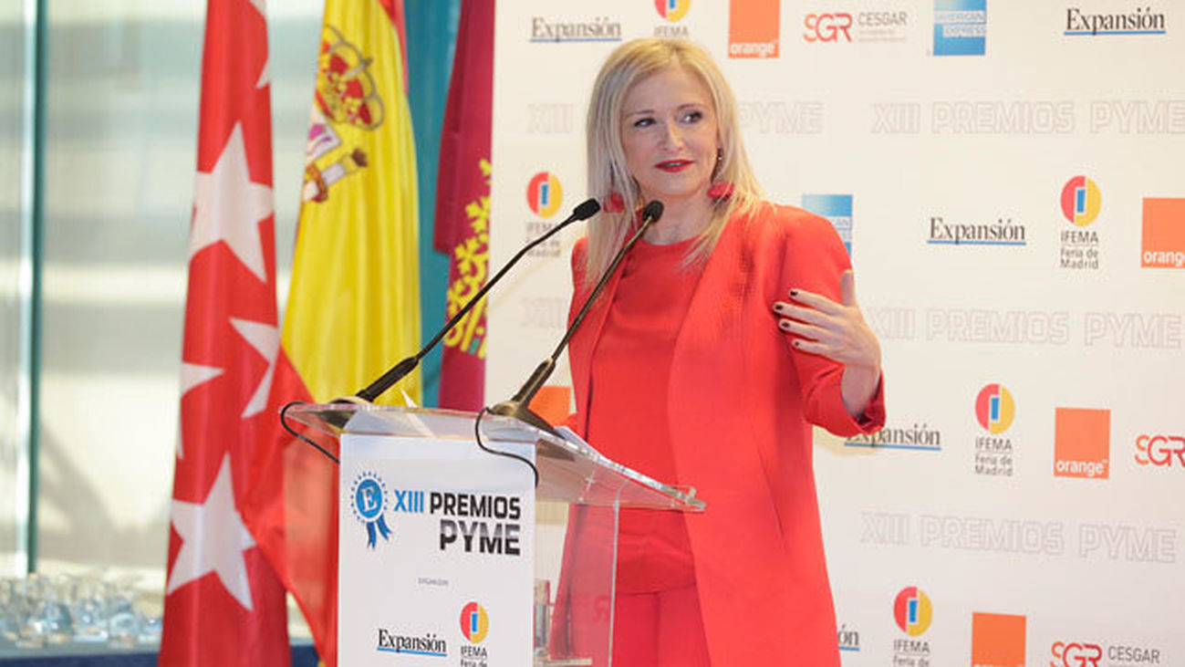 Cifuentes presenta a la Comunidad de Madrid como lugar porpicio para invertir