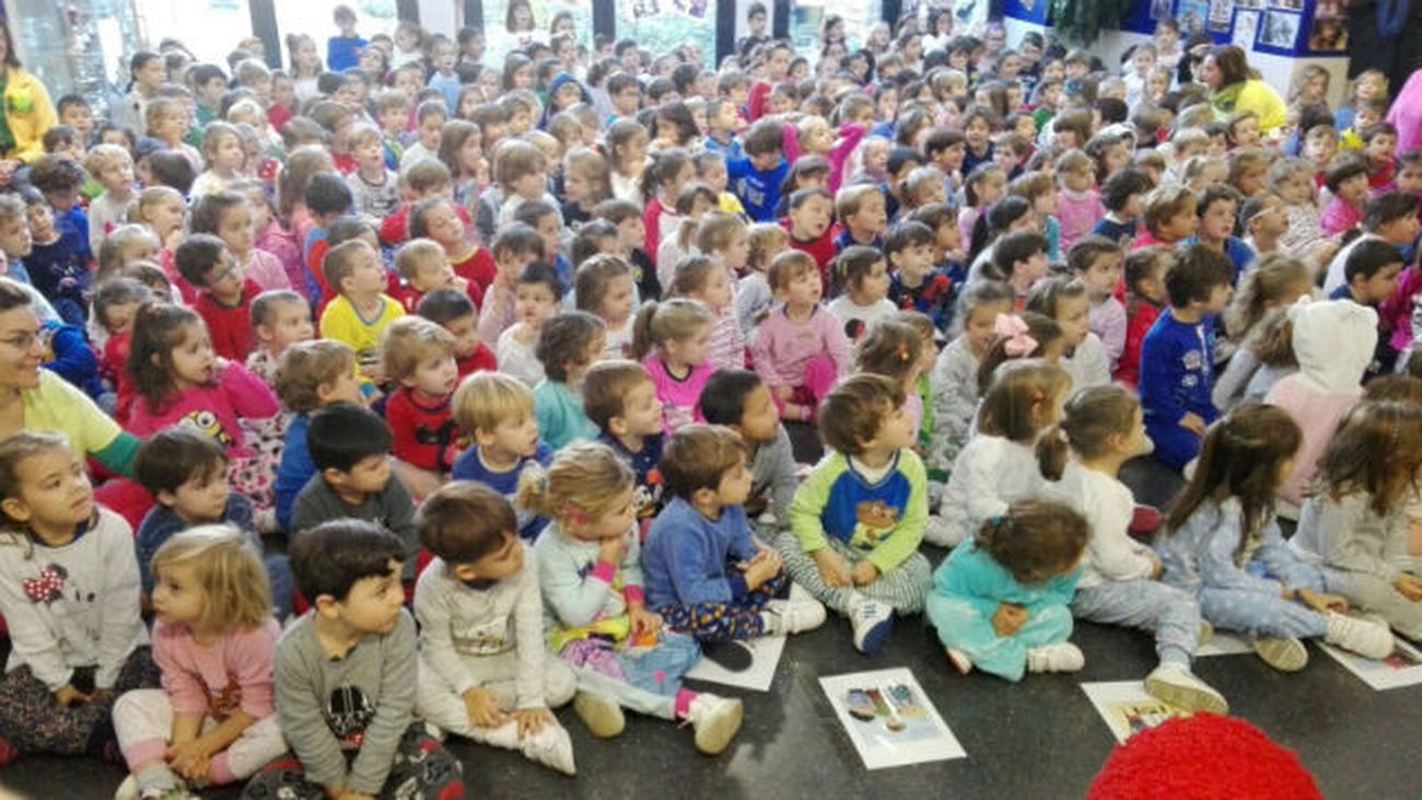 Más de 2.000 niños participan en el 'Día Nacional del Pijama'