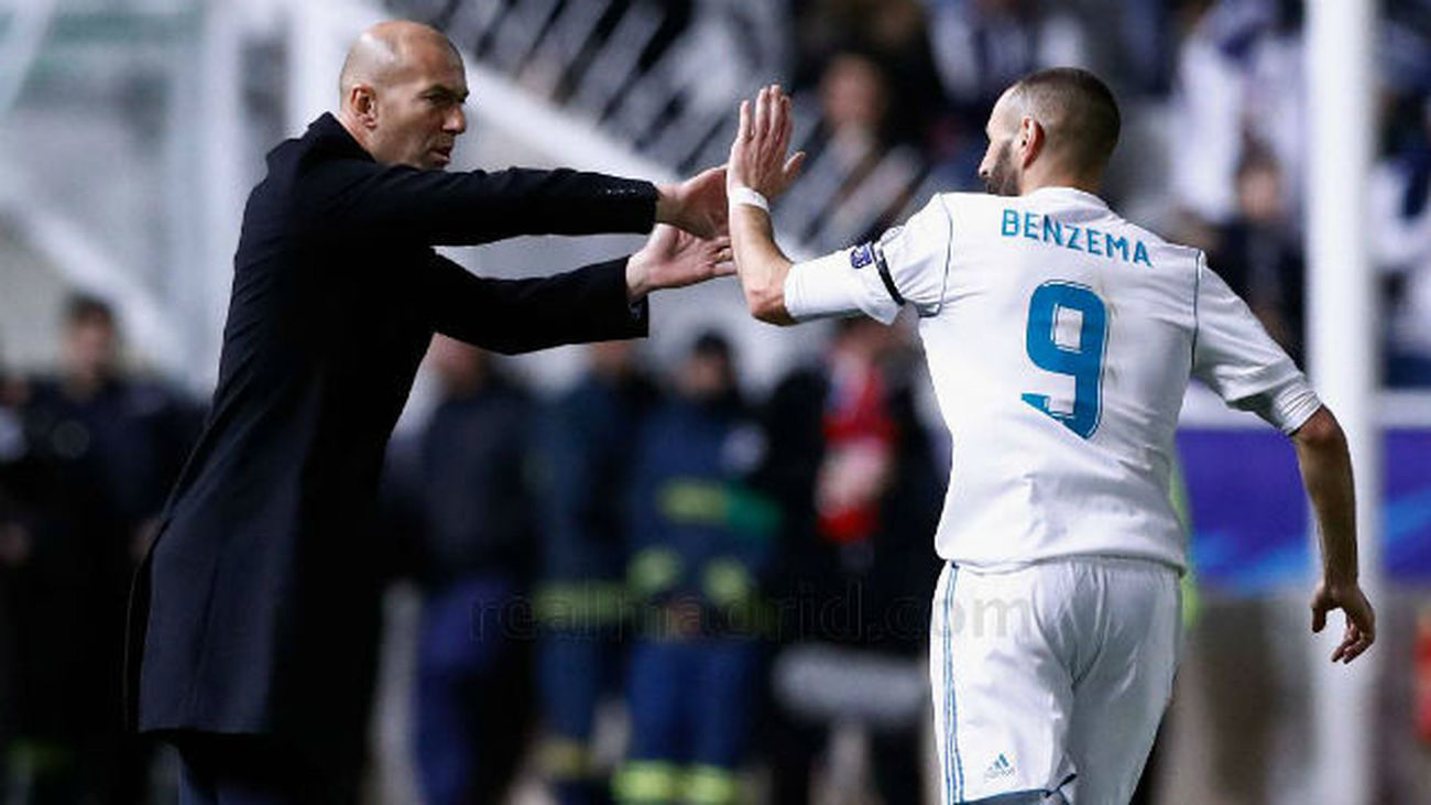 Zidane y Benzema