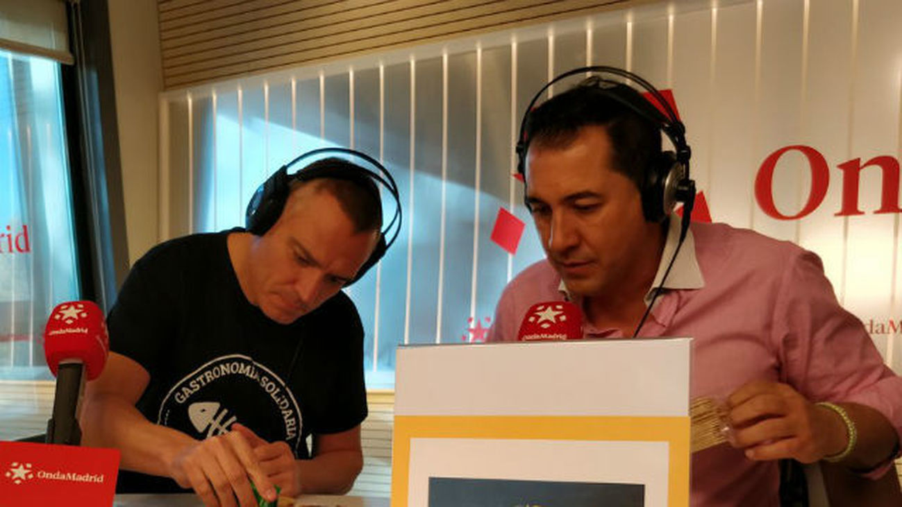 Brocheta de jamón y espárrago