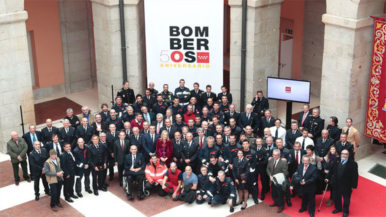Los Bomberos de la Comunidad celebran  su 50 cumpleaños como "referente de seguridad"