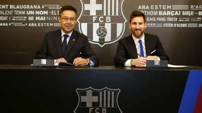Messi renueva hasta el 2021 y 700 millones de cláusula