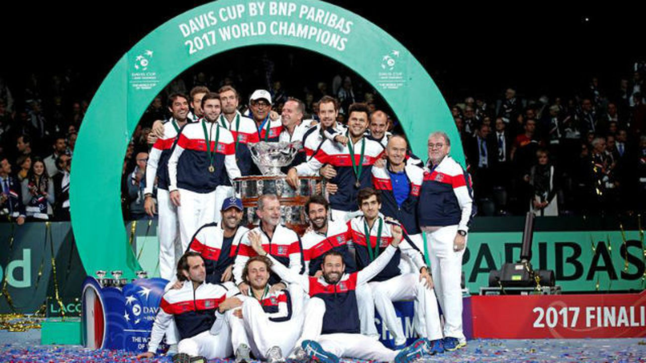 Francia, campeona de la Copa Davis
