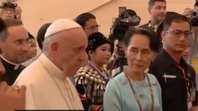 El Papa pide respetar los grupos étnicos en Birmania ante Aung San Suu Kyi