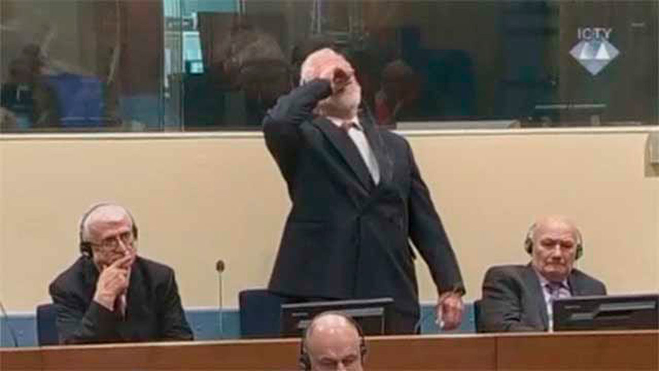Un antiguo comandante bosniocroata muere tras envenenarse ante el Tribunal Penal Internacional