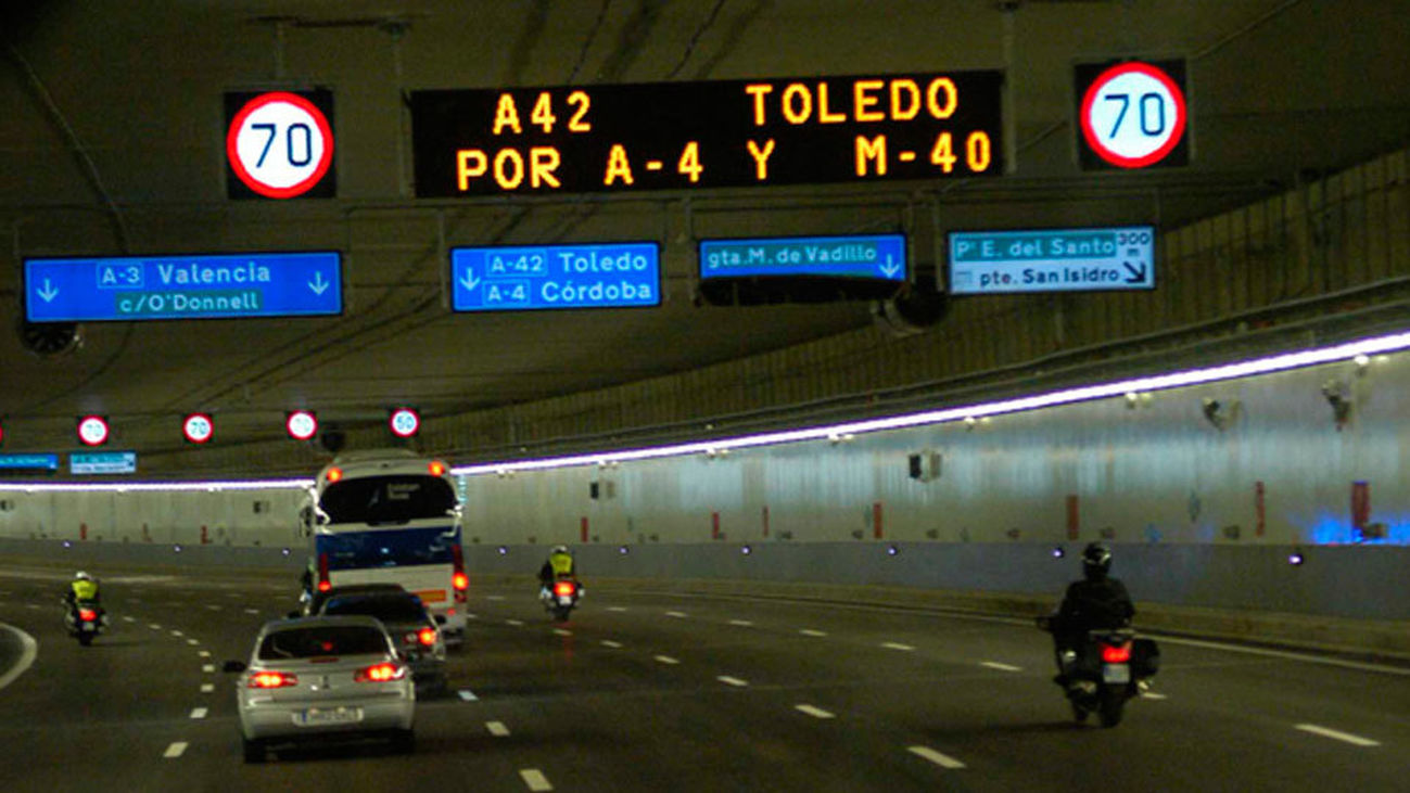 El Ayuntamiento cierra esta noche los túneles de la M-30 por un simulacro
