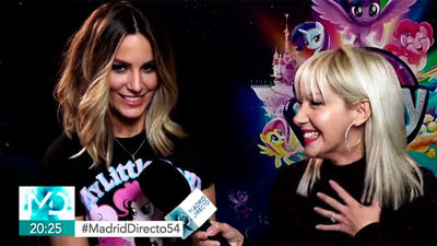 Edurne pone voz al unicornio Tempest en 'My little Pony'