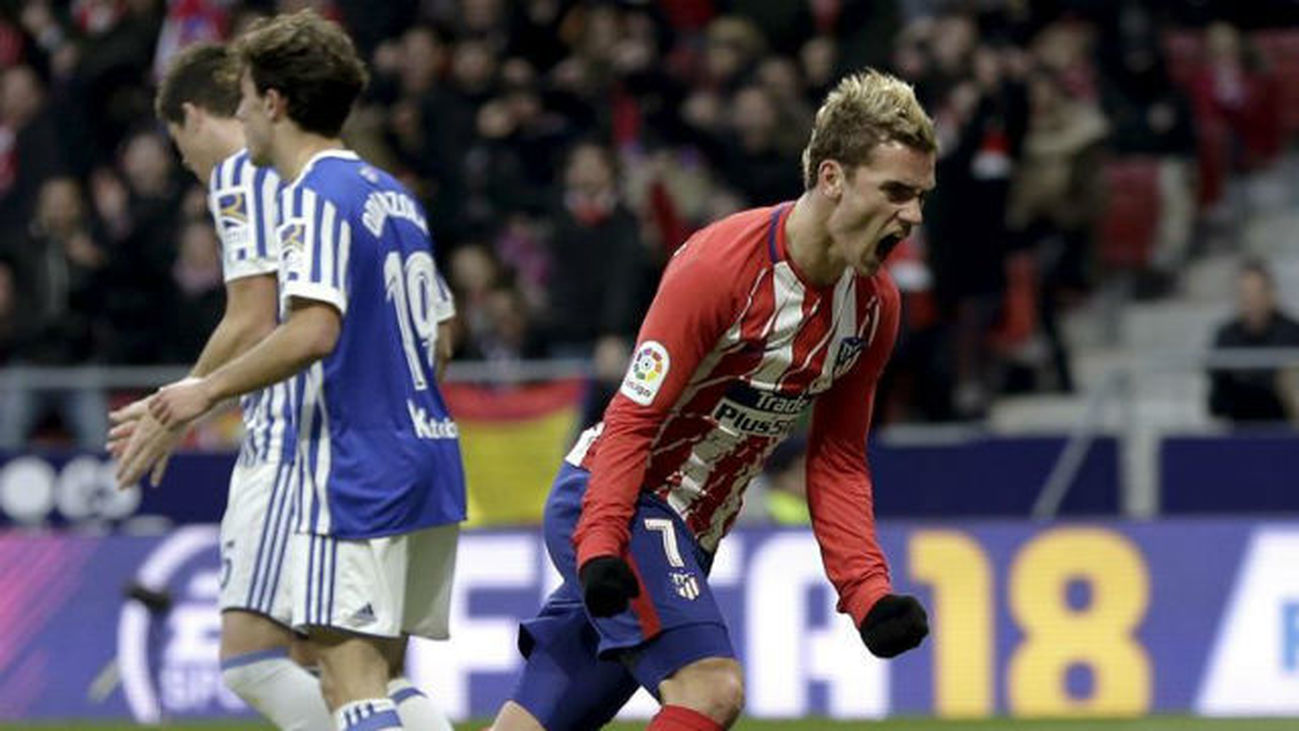 2-1. Griezmann acerca al Atlético al liderato