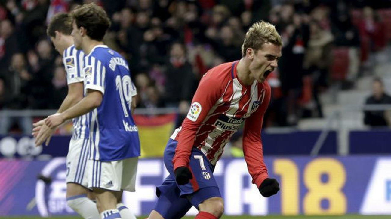 Griezmann ante la Real Soociedad
