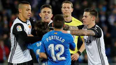 1-0. El Getafe sonroja al Valencia