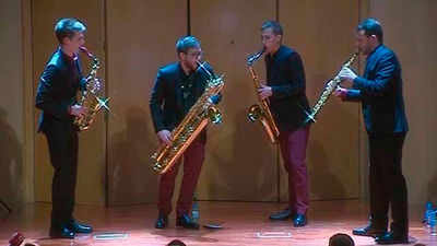 Cuarteto de viento pero con saxos