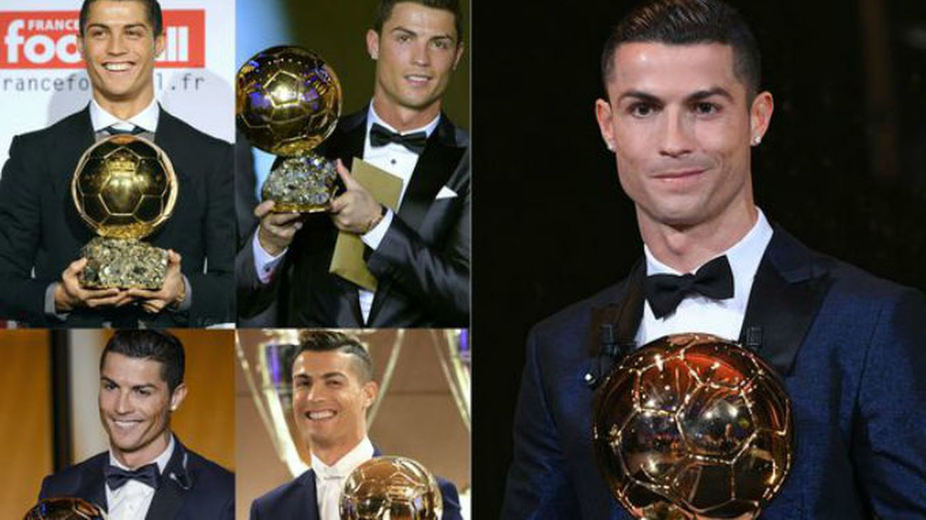 Cristiano Ronaldo, repoker de Balones de Oro