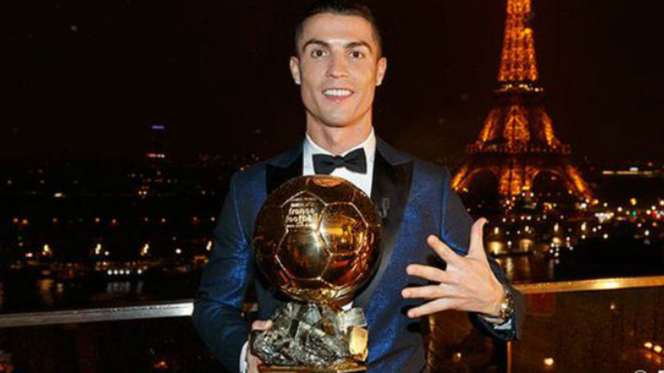 Cristiano conquista su quinto Balón de Oro